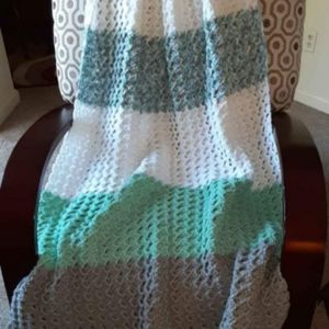 Crocheted Afghan /Blanket / Throw